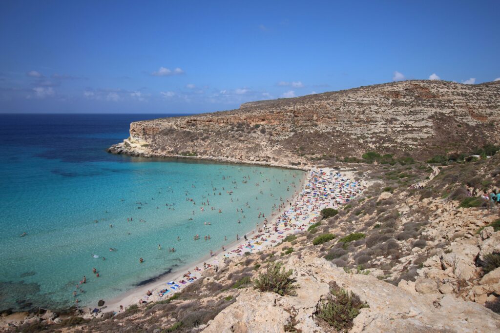 Lampedusa spiaggia dei conigli