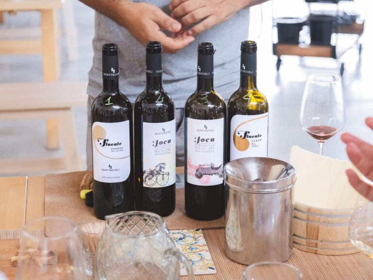 I vini Quattrocieli in degustazione