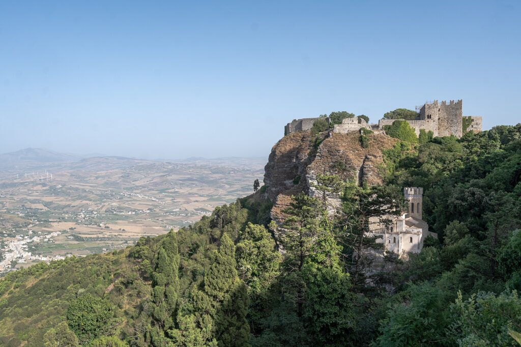 Erice, il Castello e la Torretta Pepoli